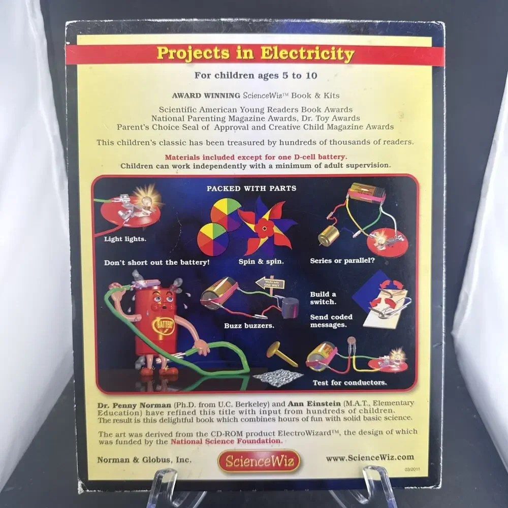 Science Wiz Electricity Kit STEM Learning Electrical Set NEW